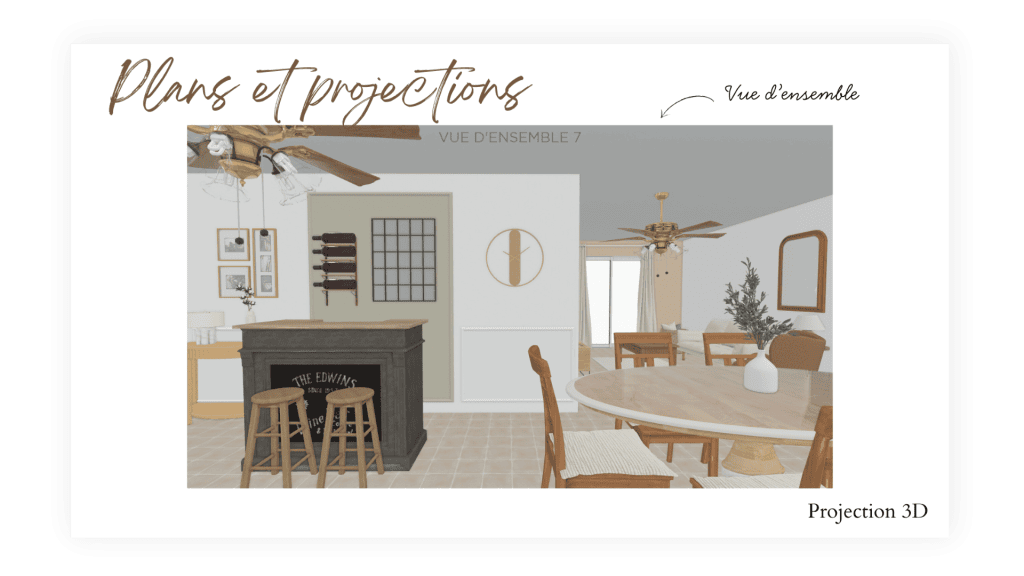 Décoration d'intérieur - La projection 3D