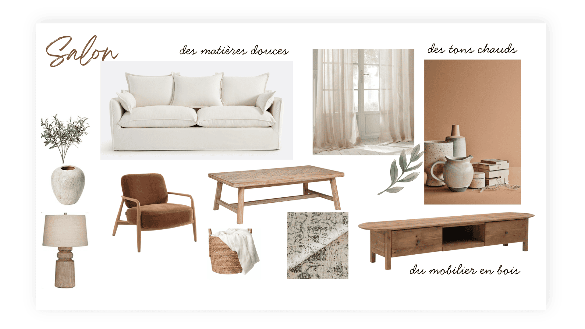 Exemple de mobiliers de décoration d'intérieur