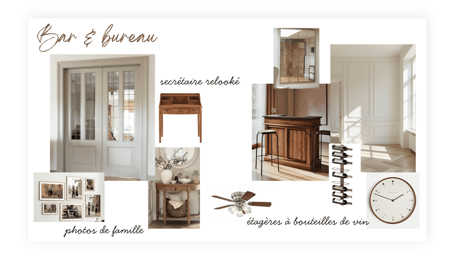 Exemple de mobiliers de décoration d'intérieur