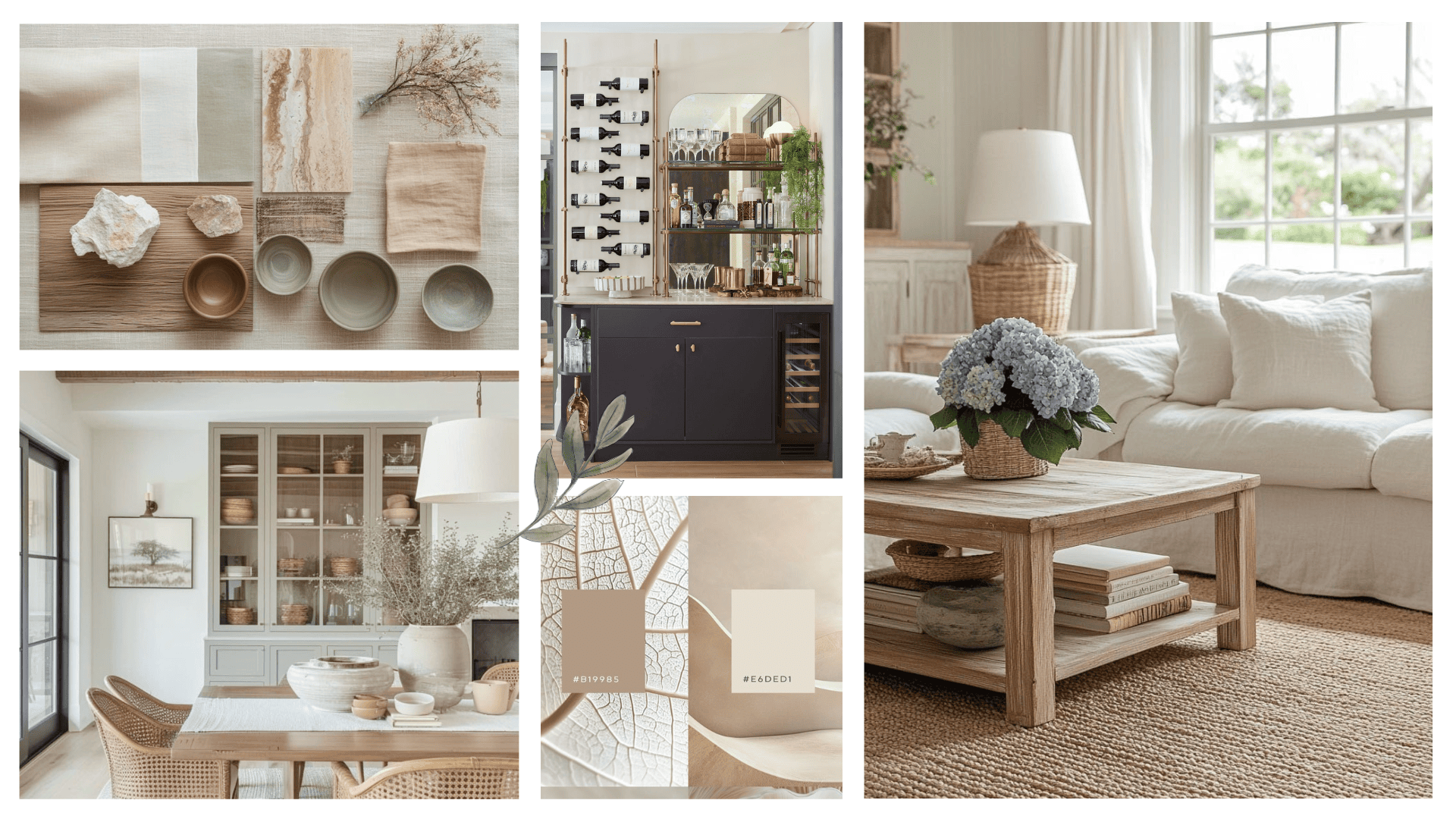 Exemple de planche de décoration d'intérieur