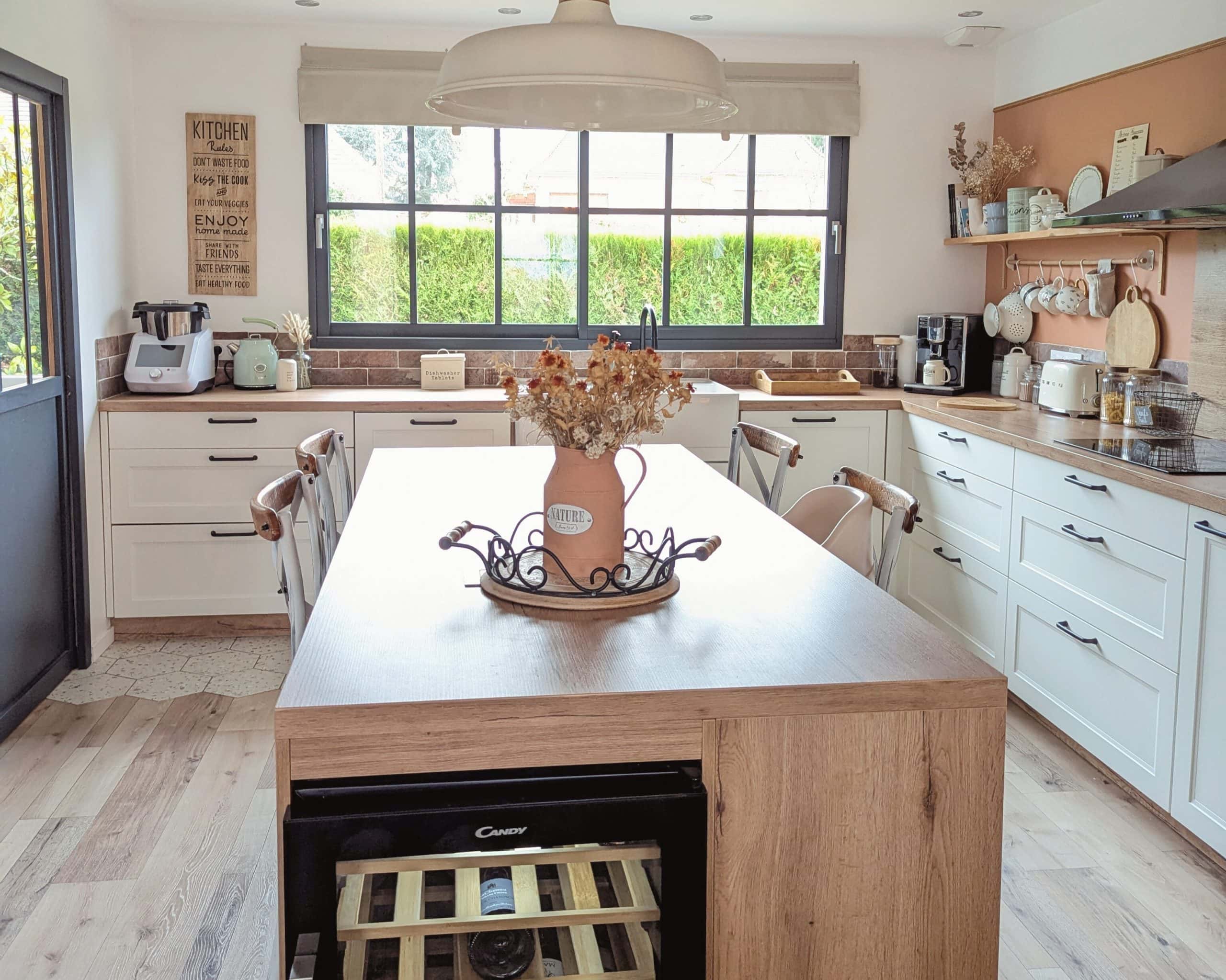 Réalisation d'une cuisine en décoration d'intérieur à Vichy