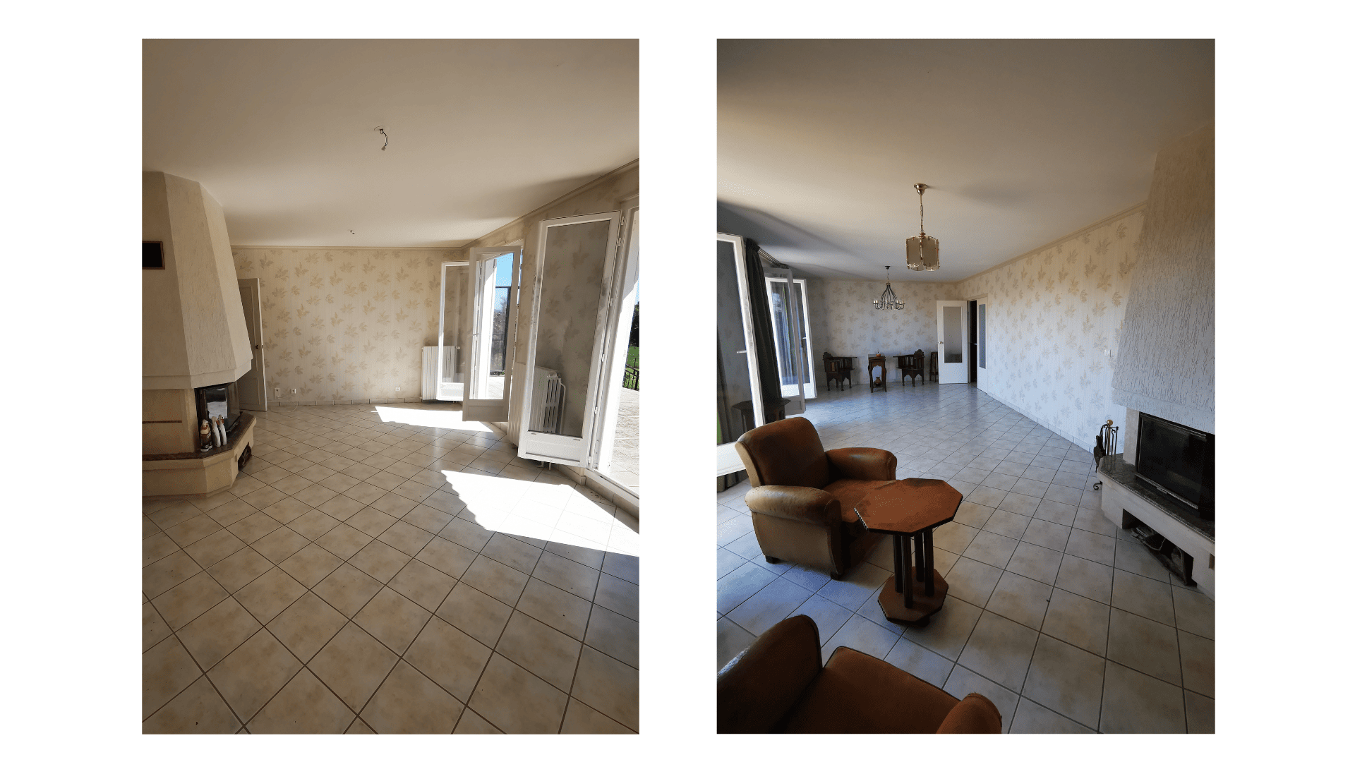 Analyse des lieux d'un salon/salle à manger