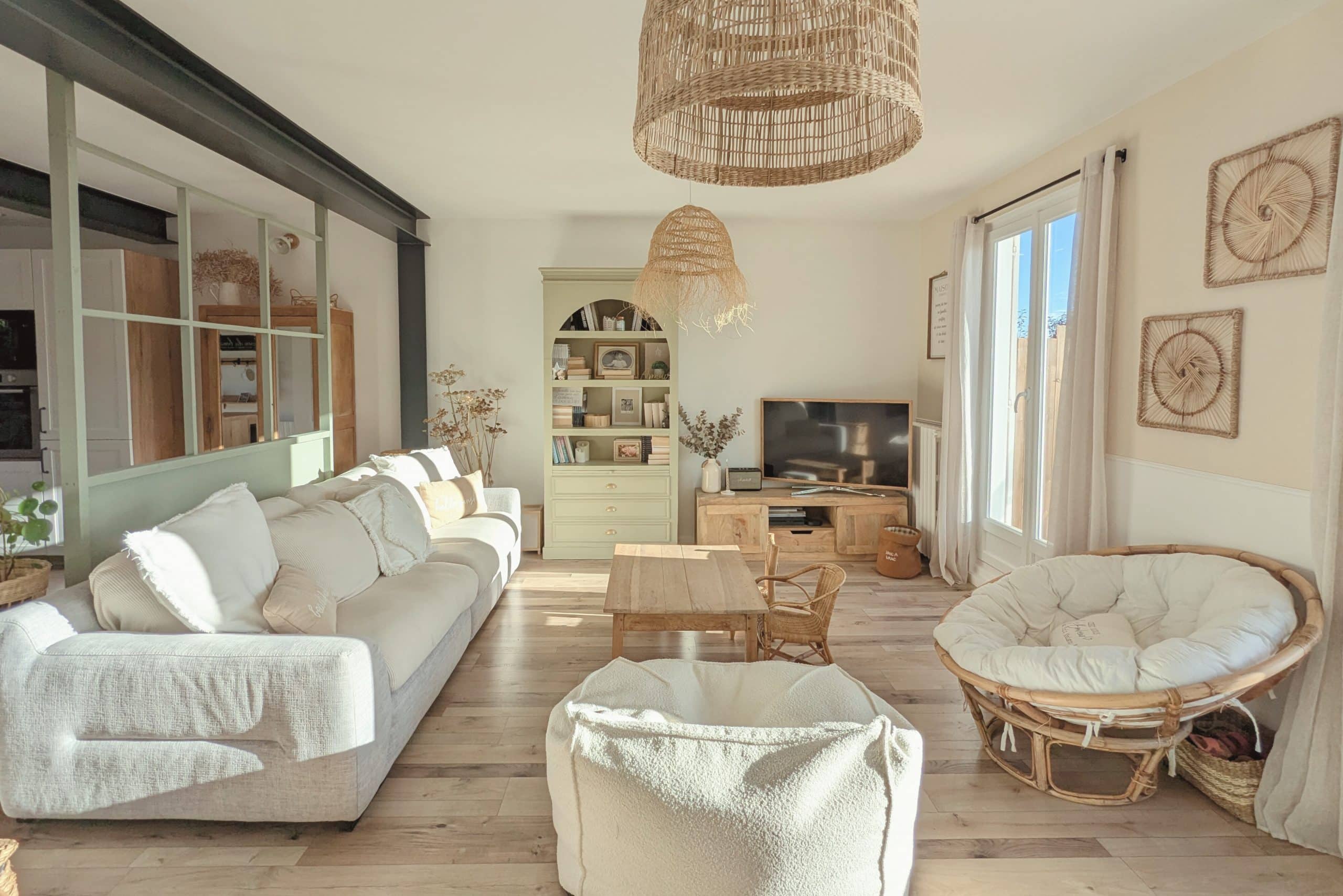 Réalisation d'un salon par Maison BoAime à Vichy