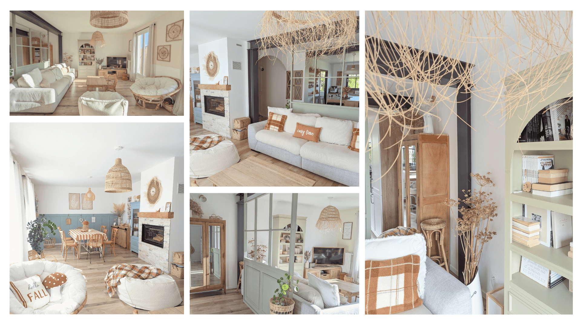 Réalisation d'un salon/salle à manger par Maison BoAime