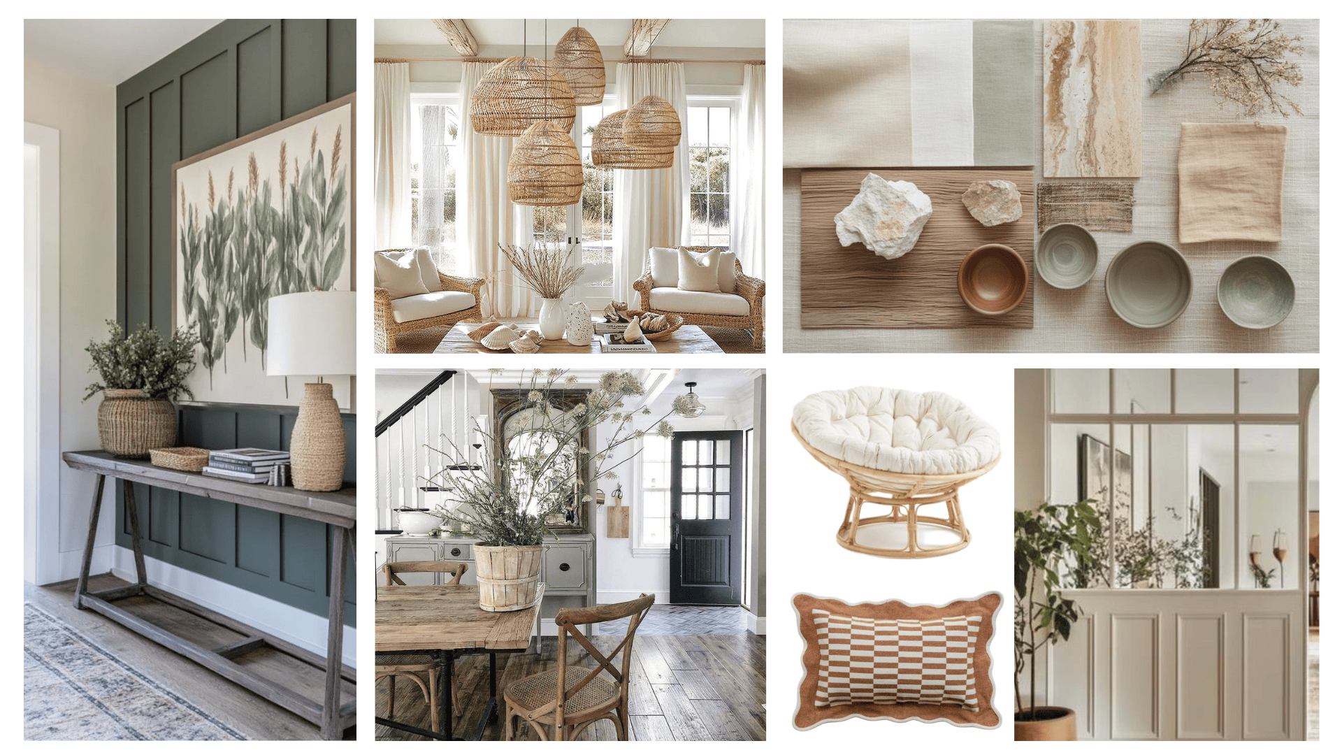 Exemple de planche pour la décoration d'intérieur