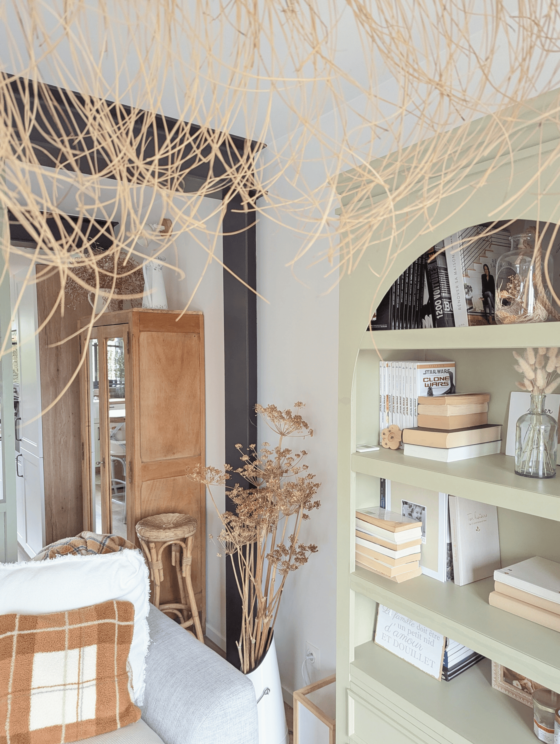 Pièce de vie - Transformation complète et harmonie décorative